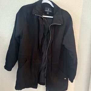 London Fog Unisex Small Black Lightweight Utility Coat
